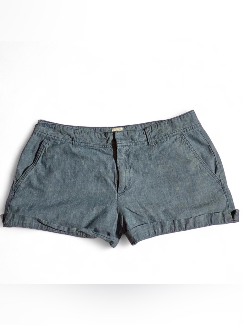 GAP Women's Slate Blue Denim-Style Jean Shorts